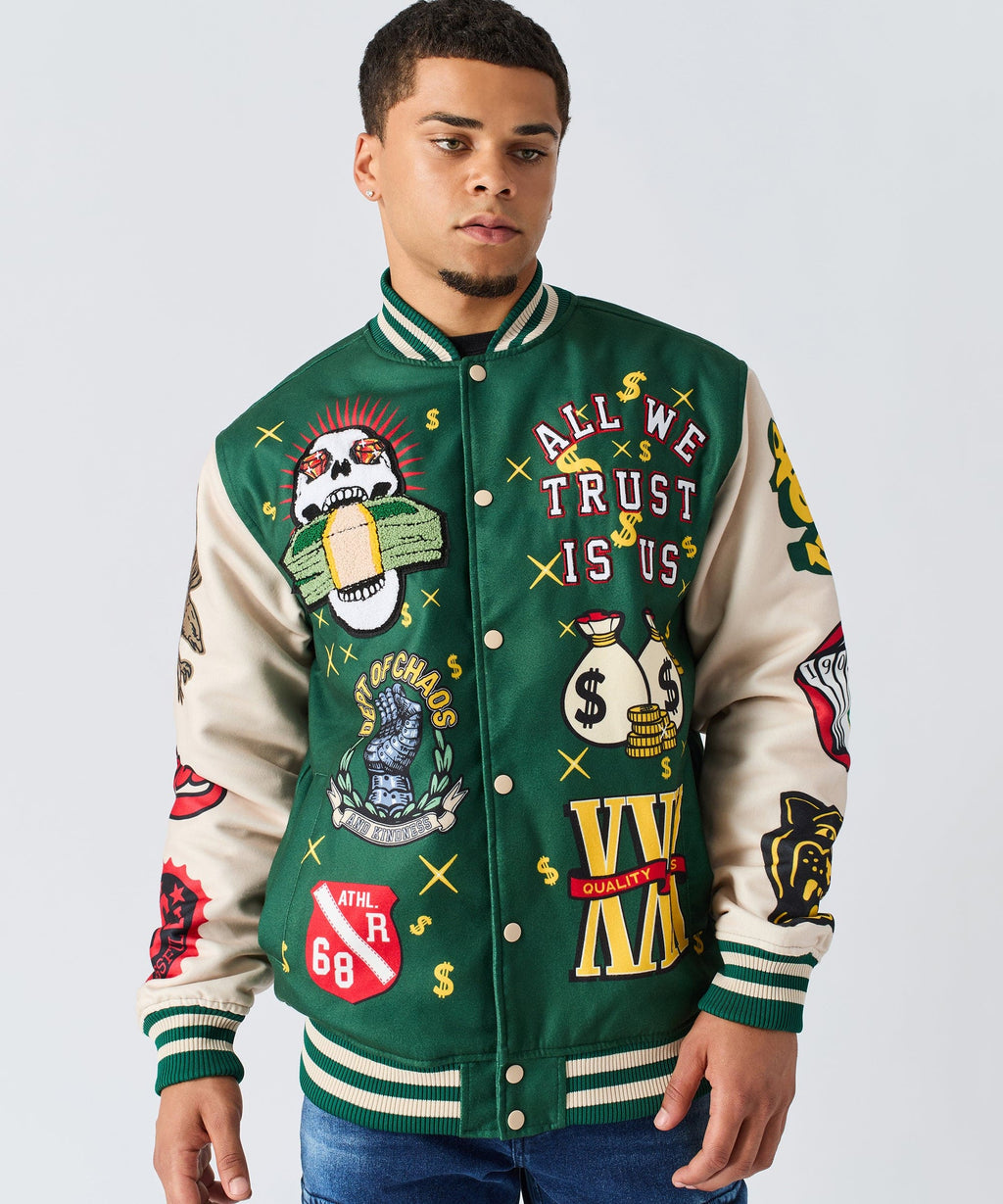 Cash Flow Varsity Jacket
