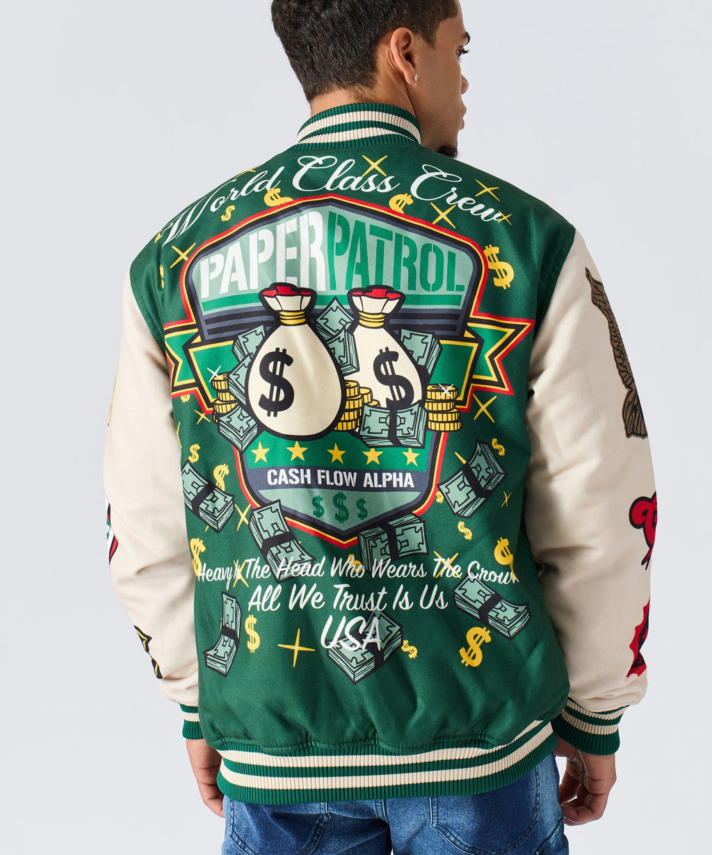Cash Flow Varsity Jacket